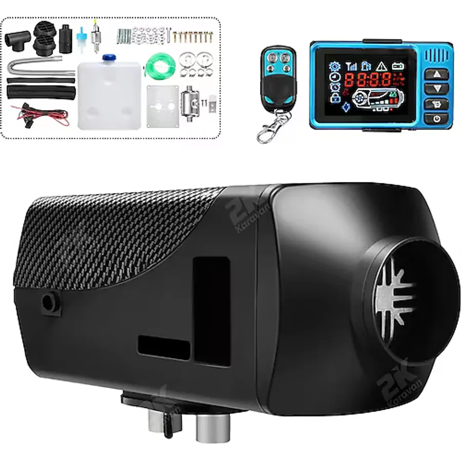 Webesten 5 kW 12 24 220 V Dizel Çanta Tipi Karavan Isıtıcı