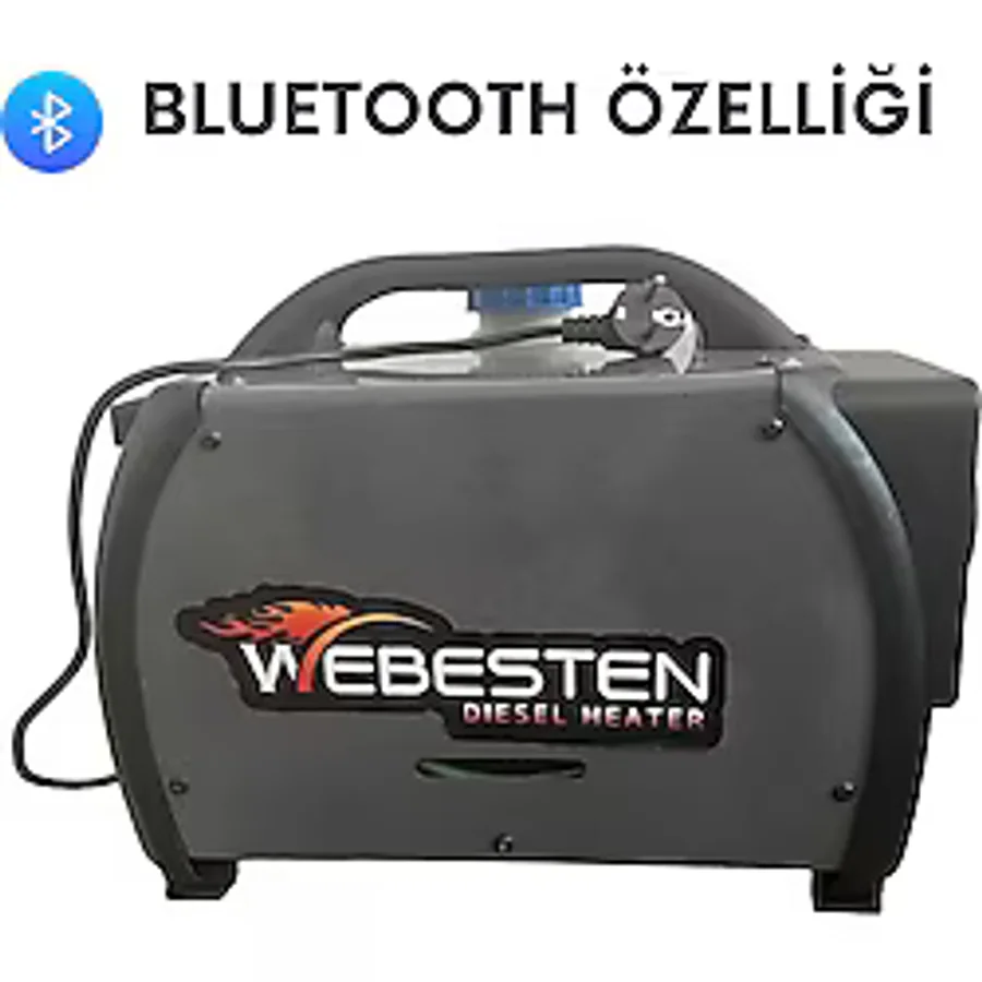 WEBESTEN Webasto Muadili Bluetooth Özellikli 12-24-220 Volt Çanta Tip Dizel Isıtıcı