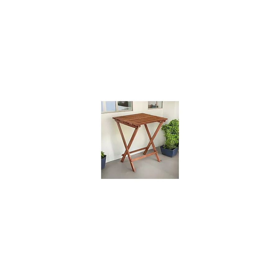 Weblonya Ahşap Bahçe Masası Katlanır Balkon Masası 2205