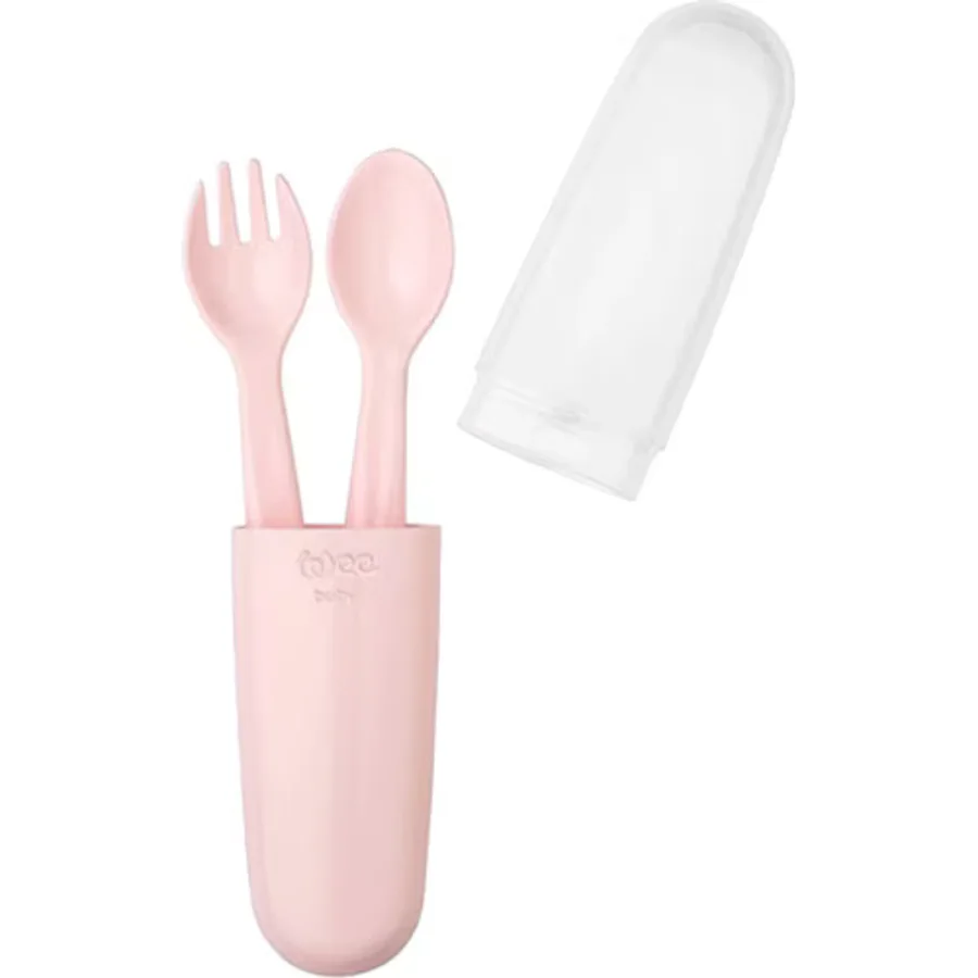 Wee Baby 134 Pembe Çatal Kaşık Seti