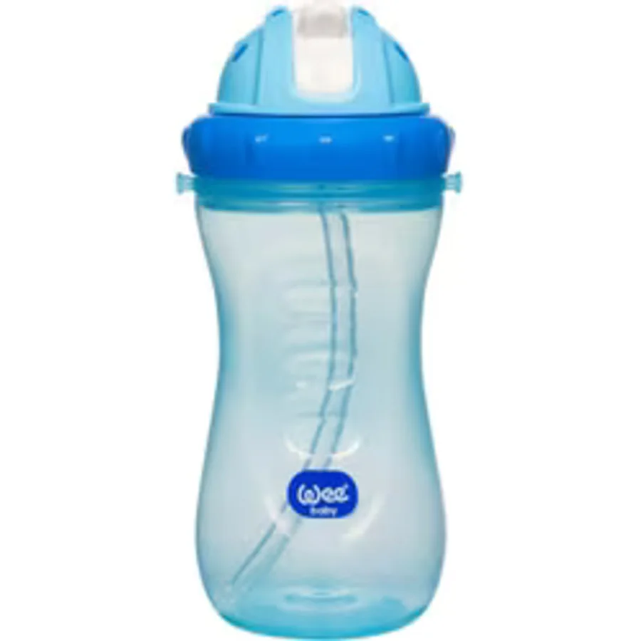 Wee Baby 761 Renkli Pipetli 340 ml Bardak