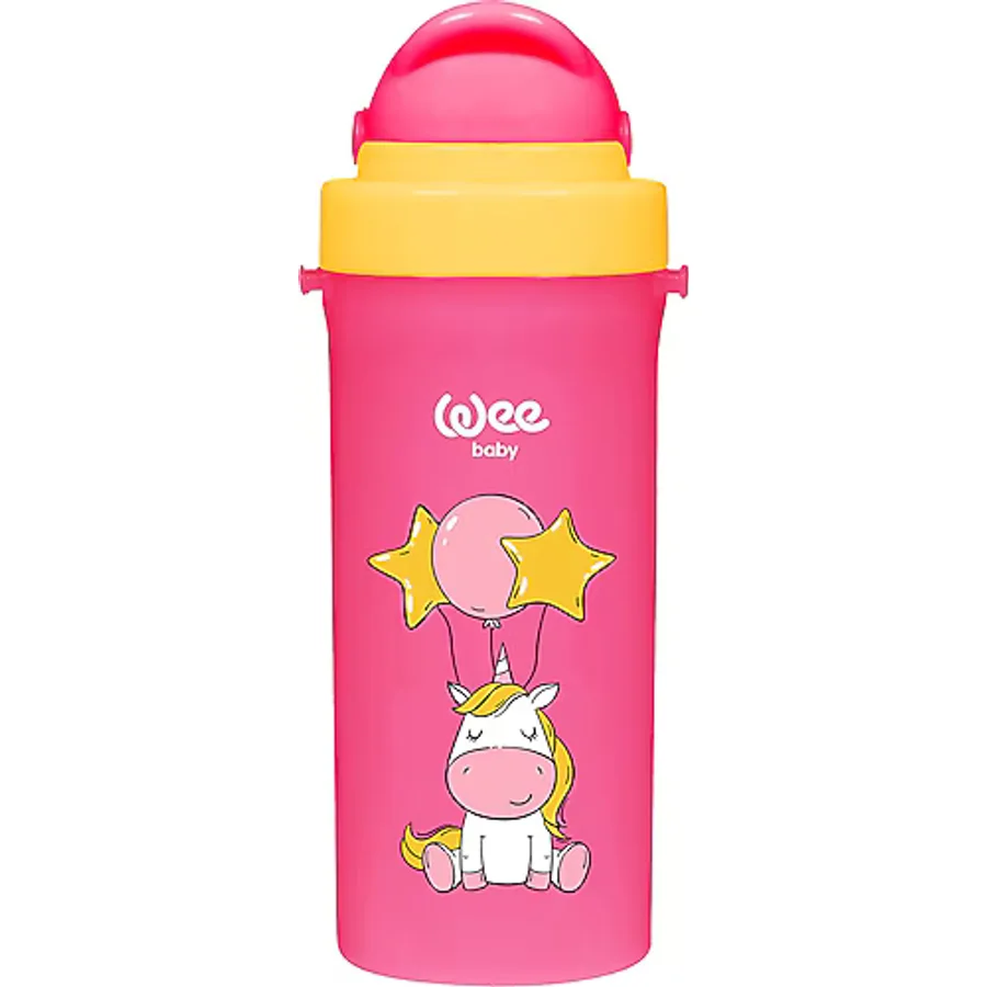 Wee Baby 896 Pipetli Bardak 300 ml Pembe