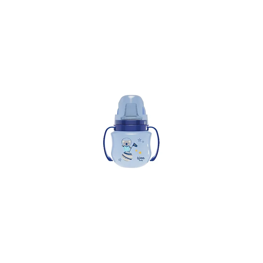 Wee Baby Galaxy Akıtmaz Alıştırma Bardak 125 ml Mavi 6+ Ay