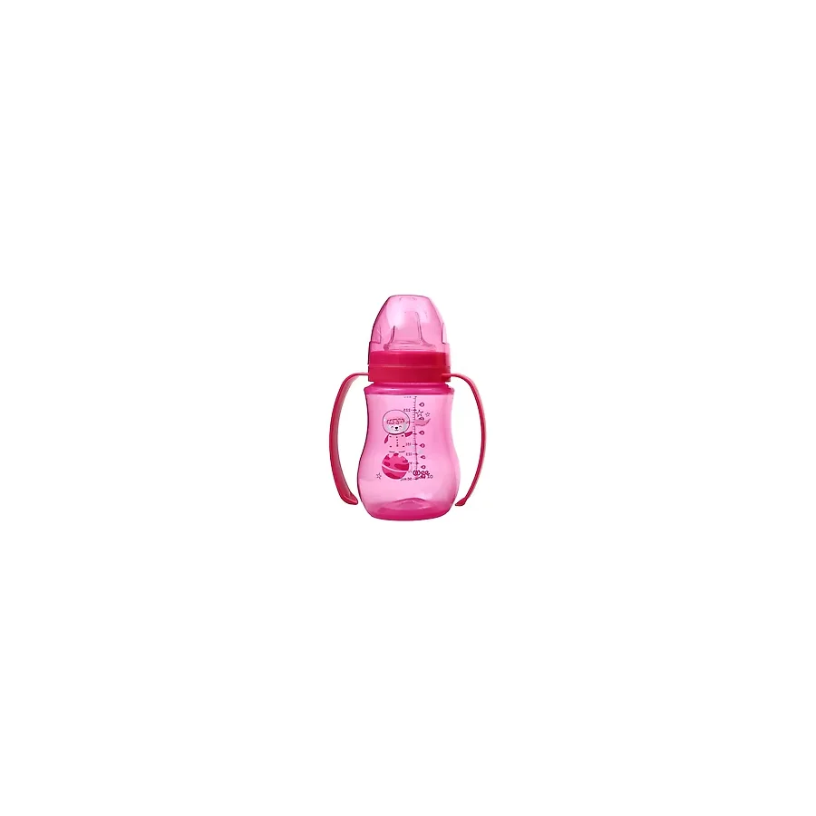 Wee Baby Galaxy Kulplu Alıştırma Bardağı Bebek Suluk 250 Ml 6+ Ay Pembe