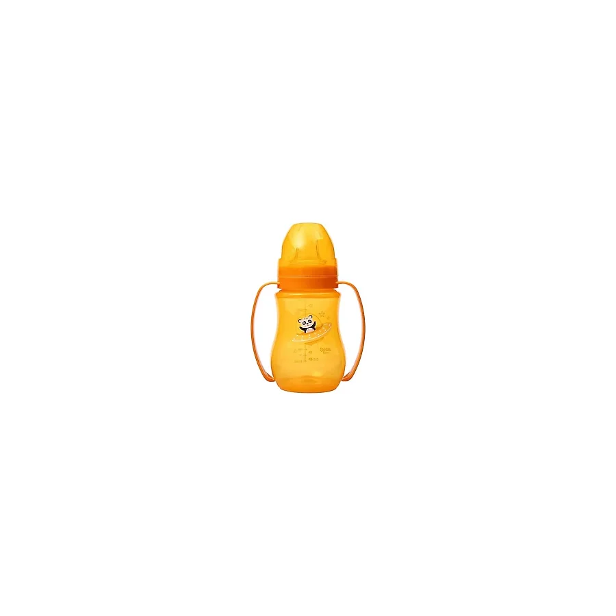 Wee Baby Galaxy Kulplu Alıştırma Bardağı Bebek Suluk 250 Ml 6+ Ay Turuncu