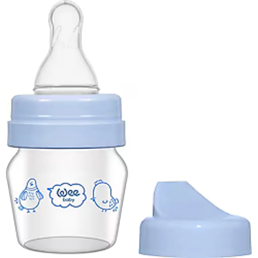 Wee Baby Mini Cam 30 ml Alıştırma Bardağı Seti Mavi