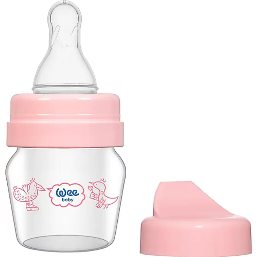 Wee Baby Mini Cam 30 ml Alıştırma Bardağı Seti Pembe