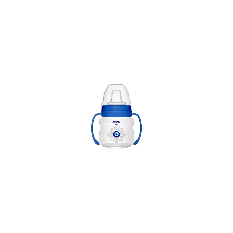 Wee Baby Nazar Boncuğu Akıtmaz Kulplu PP 125 ml Bardak
