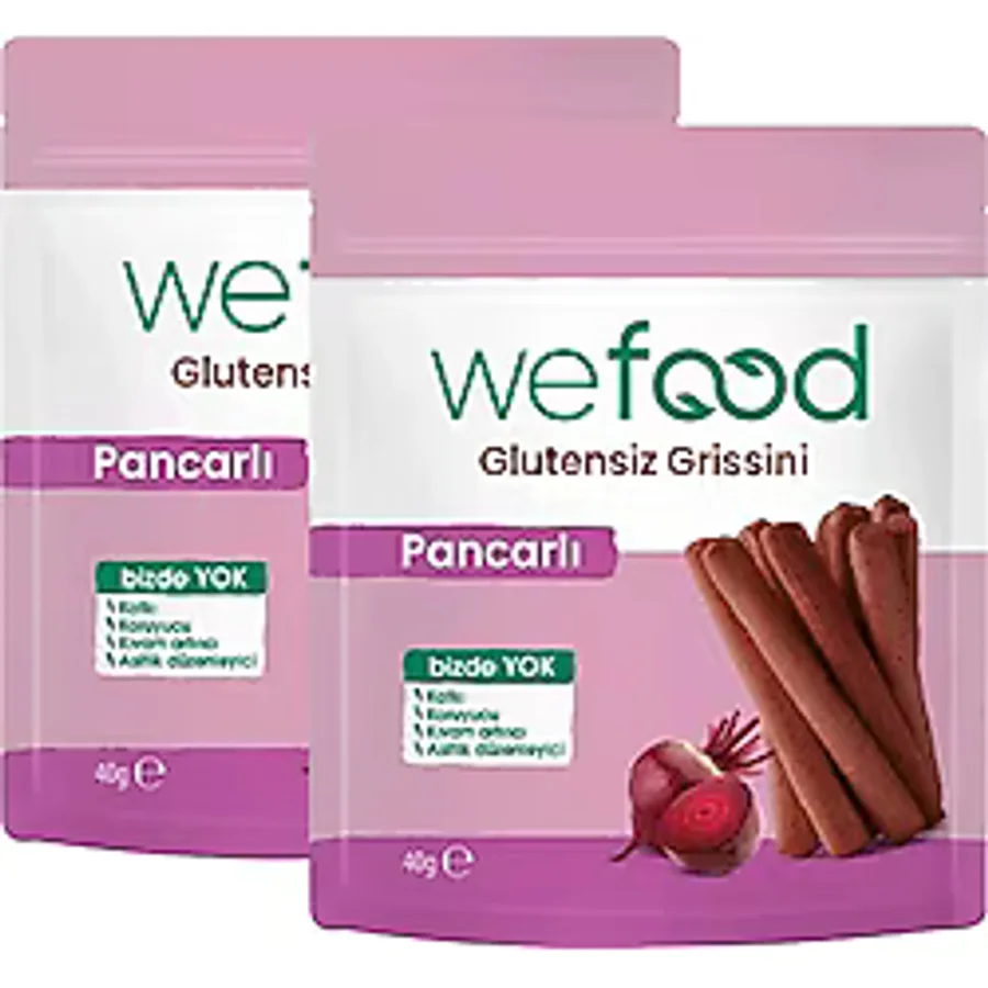 Wefood Glutensiz Grissini Pancarlı (2 x 40 g)
