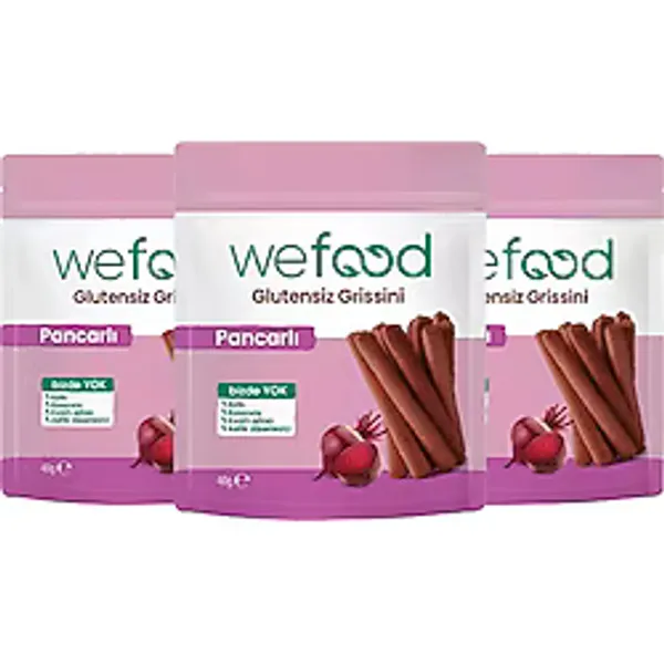 Wefood Glutensiz Grissini Pancarlı (3 x 40 g)