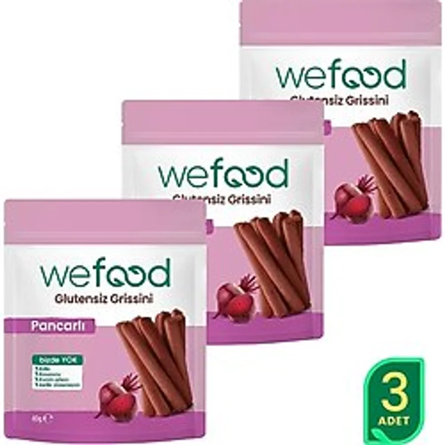 Wefood Glutensiz Grissini Pancarlı 40 g 3'lü