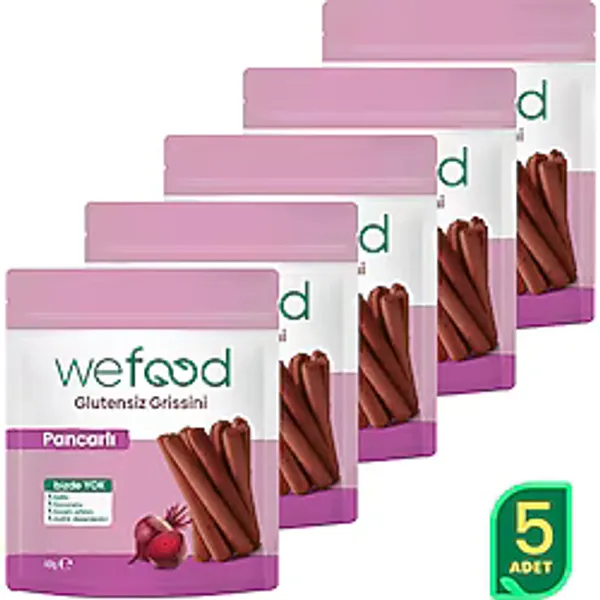 Wefood Glutensiz Grissini Pancarlı 40 g 5'li