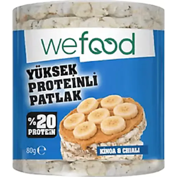 Wefood Kinoalı Protein Patlak 80 gr