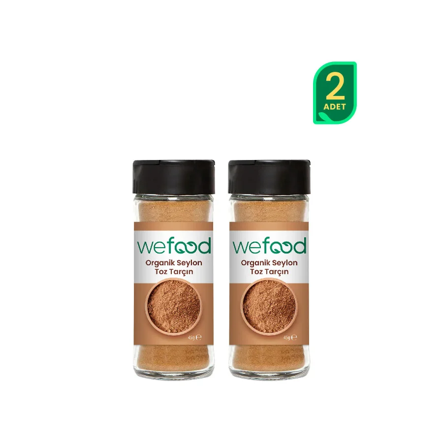 Wefood Organik Seylon Tarçın Tozu 45 gr