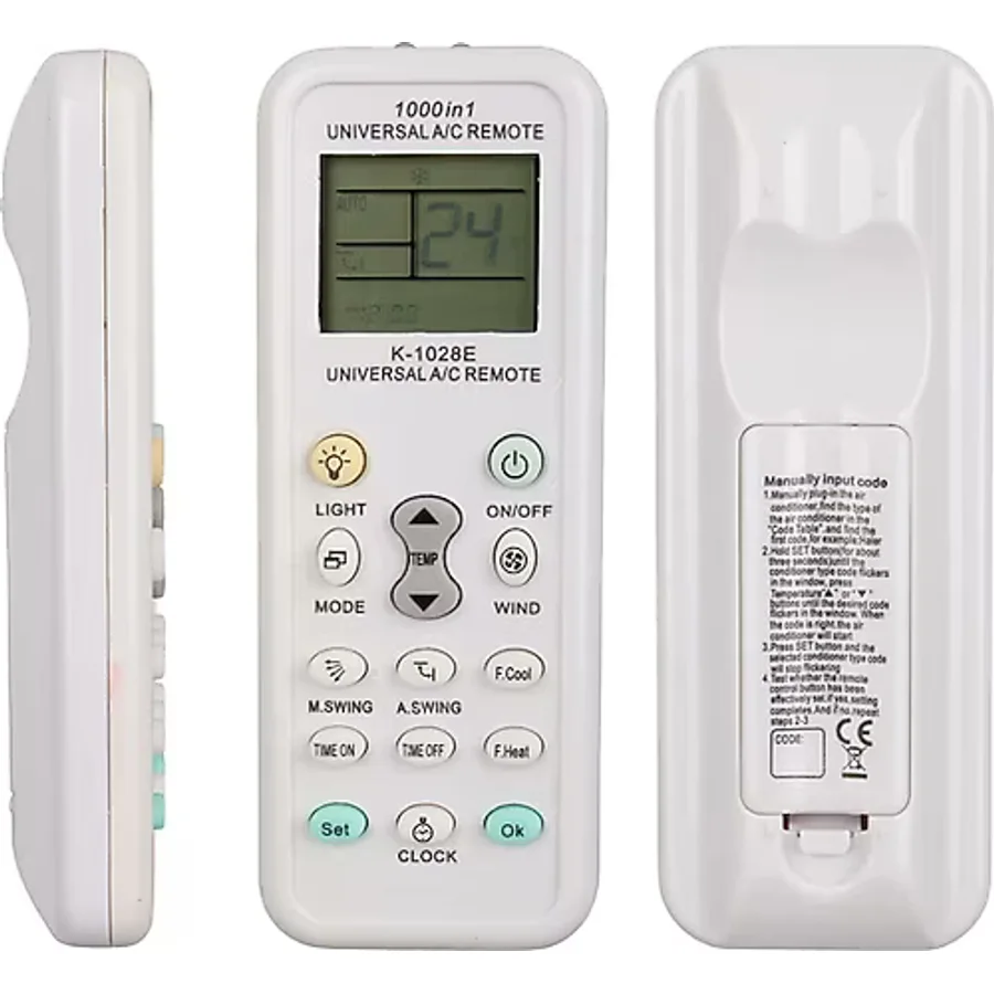 Weko Wk-29275 Tüm Klimalarla Uyumlu Akıllı 1000 Kodlu Universal Klima Kumandası (Evrensel)