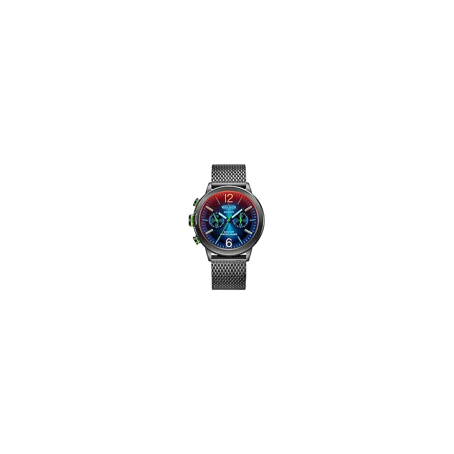 Welder Edge WWMD1003 Hasır Kordon Füme-Lacivert Erkek Kol Saati