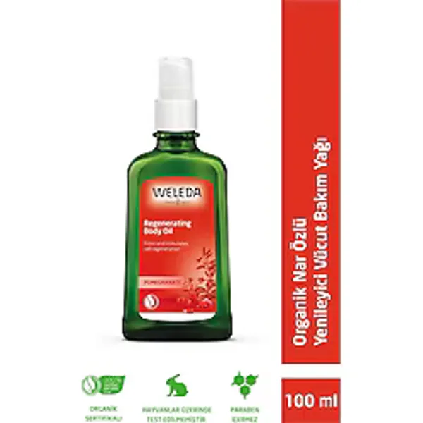 Weleda Organik Nar Özlü Yenileyici Vücut Bakım Yağı 100Ml