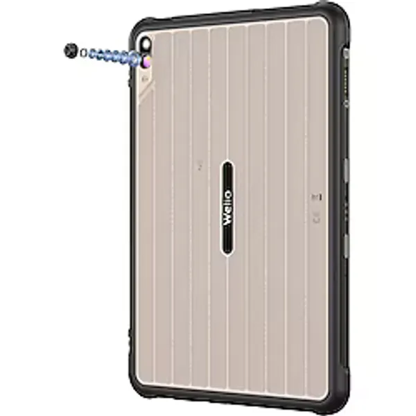 Welio Rugpad Pro 8 GB Ram 128 GB Hafıza Darbelere - Suya Dayanıklı Android Tablet - Gri - Standart