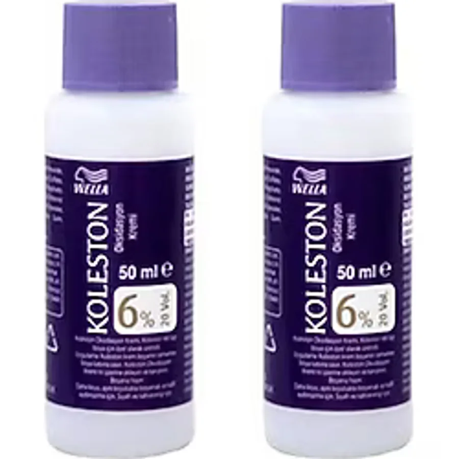 Wella Koleston Peroksit 6% Sıvı Oksidasyon Kremi 50 ML X2 Adet