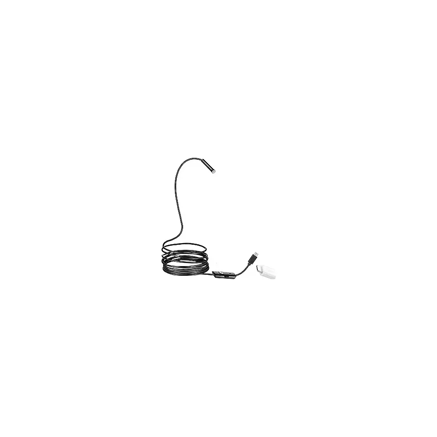 Wellcam 3in1 Micro Usb+Type C+PC 7mm Işıklı 2metre Endeskop Yılan Kamera