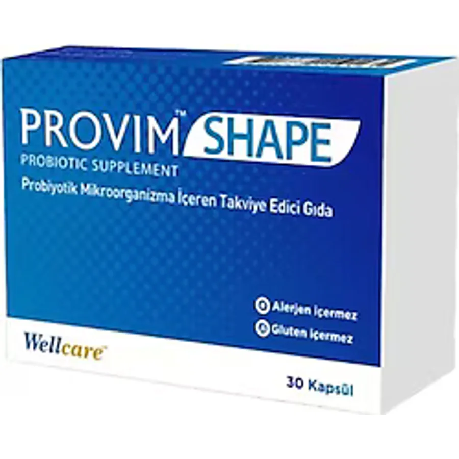 Wellcare Provim Shape Probiyotik 30 Kapsül