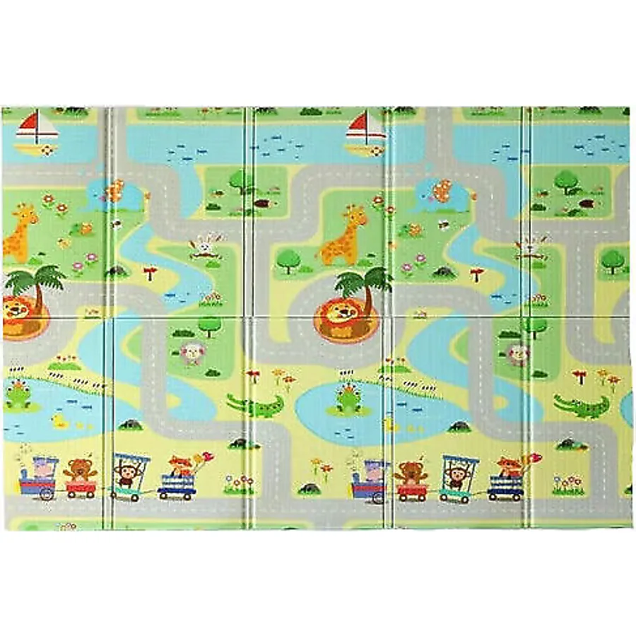Wellgro 200x130 cm Çift Taraflı Oyun Matı