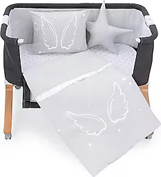 Wellgro Angel Wings Anne Yanı 5 Parça Bebek Uyku Seti