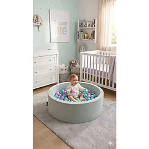 Wellgro Bubble Pops Mint Top Havuzu -Mint/Şeffaf/Lila Top