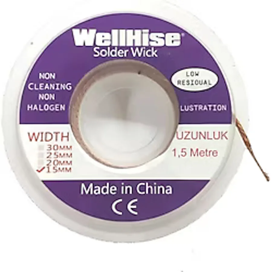 WellHise 1515 1.5 mm Lehim Sökme Fitili