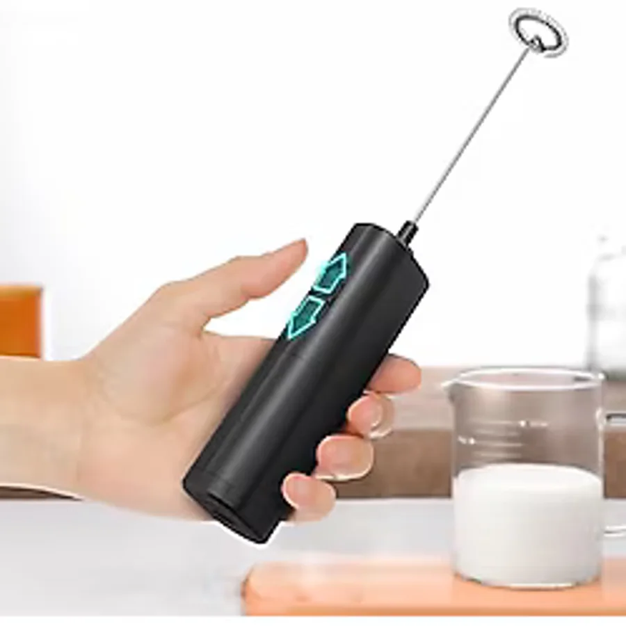 WellQ Yüksek Devirli Pilli Kahve ve Süt Köpürtücü Çırpıcı