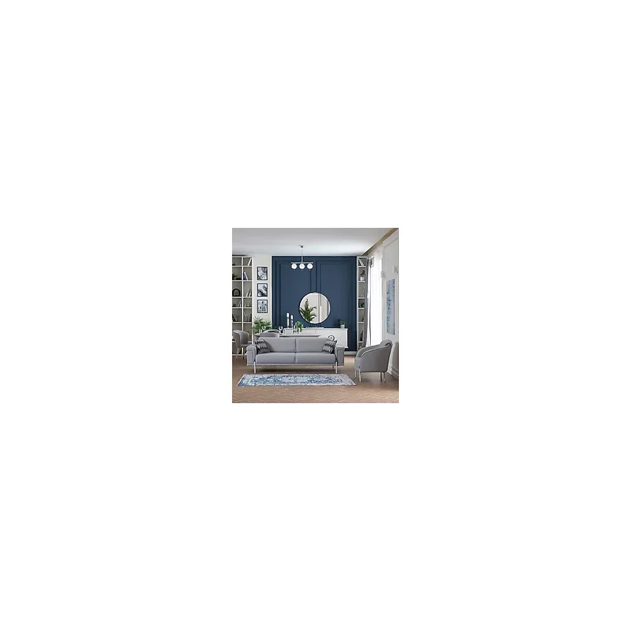 Weltew Home Alaçatı Koltuk Takımı 3+1 (Gri)