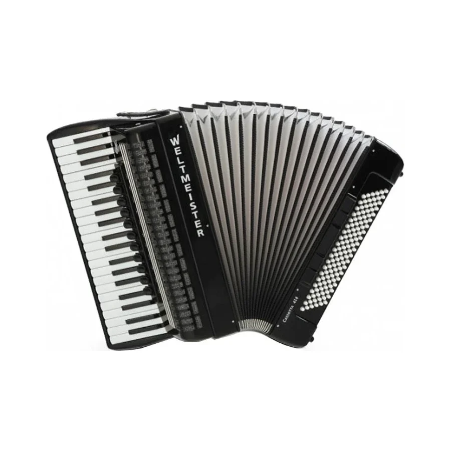 Weltmeister Cassotto 41/120 Akordeon (Siyah) 120 Bas Profesyonel Konser Serisi
