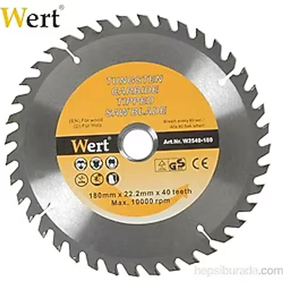 WERT 2540-125 Ahşap Kesme Testeresi (Ø 125mm)