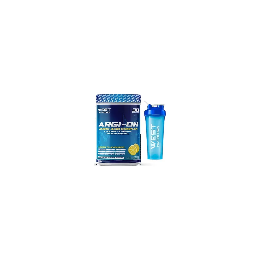 West Nutrition ARGION L-Arjinin L-Ornitin Amino Asit Kompleks 510 gr 30 Servis Limon Aromalı