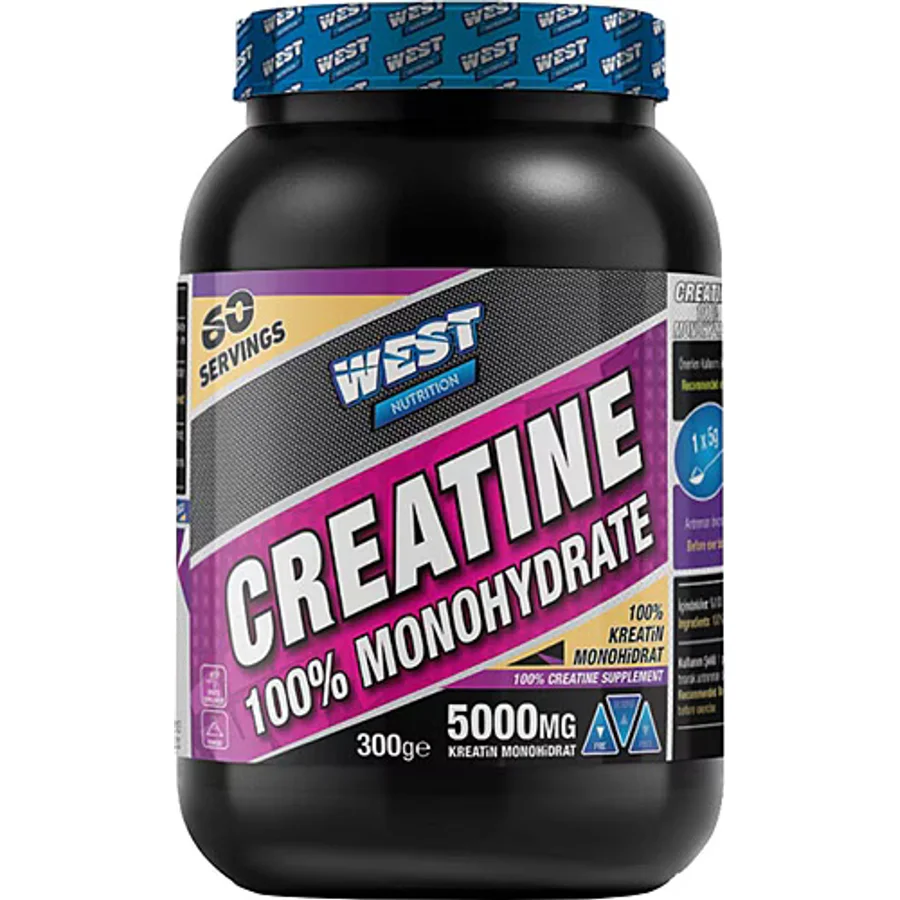 West Nutrition Creatine Monohydrate 300 gr 60 Servis