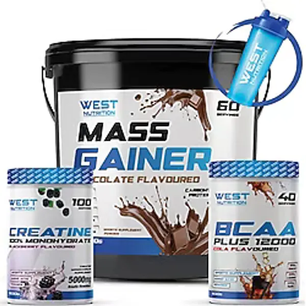 West Nutrition Mass Gainer 6000 gr Çikolata Bcaa Kreatin Kombinasyonu