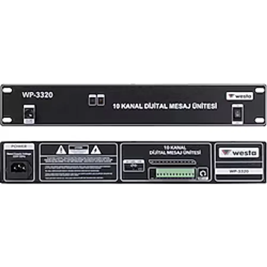 Westa WP-3320 -10 Kontak Acil Anons Mesaj Kayıt Ünitesi