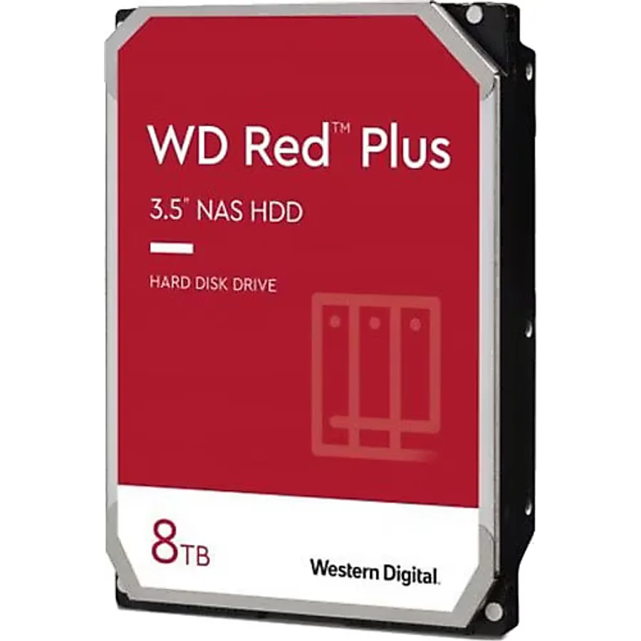 Western Digital Red Plus WD80EFPX SATA 3.0 5640 RPM 3.5" 8 TB Harddisk