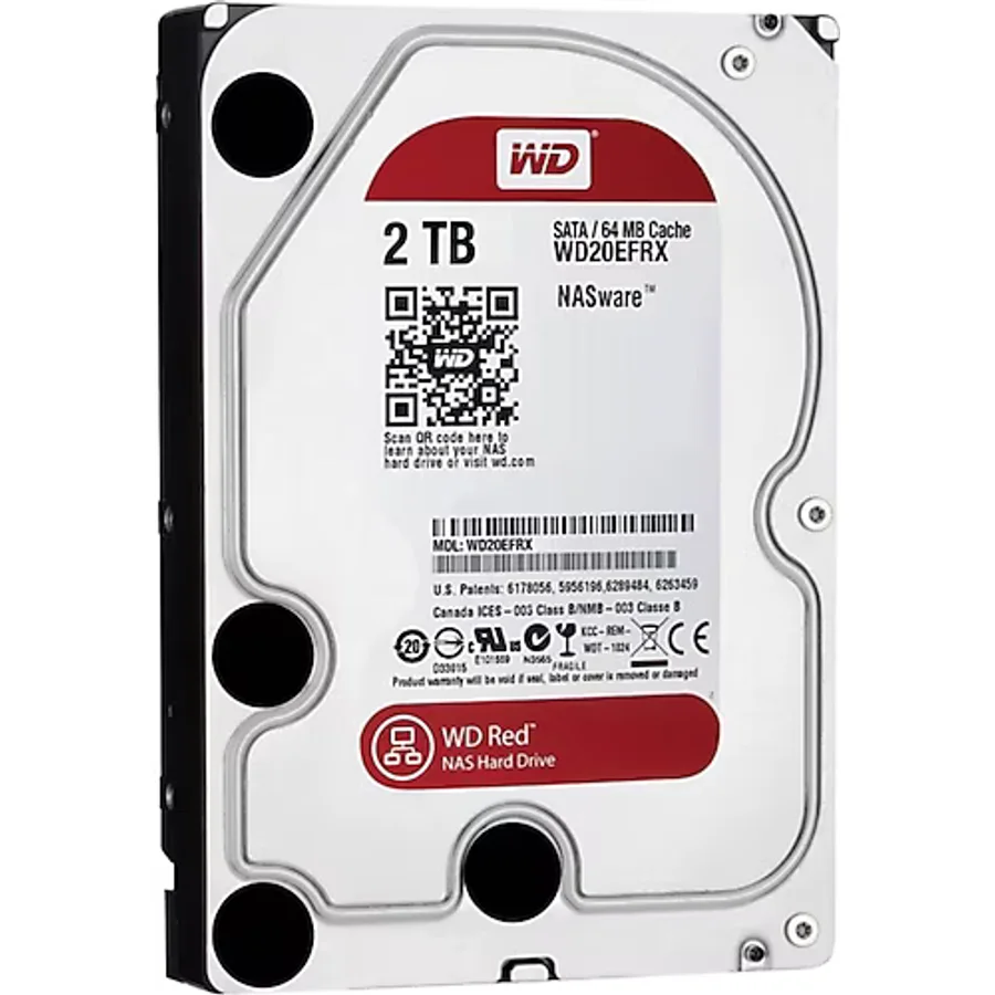 Western Digital Red WD20EFRX SATA 3.0 5400 RPM 3.5" 2 TB Harddisk