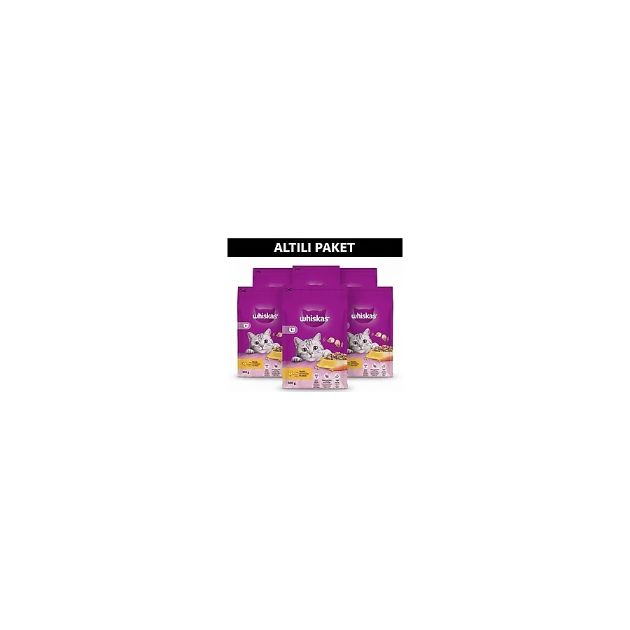 Whiskas 300 gr Kuru Tavuk & Sebze x6' Lı