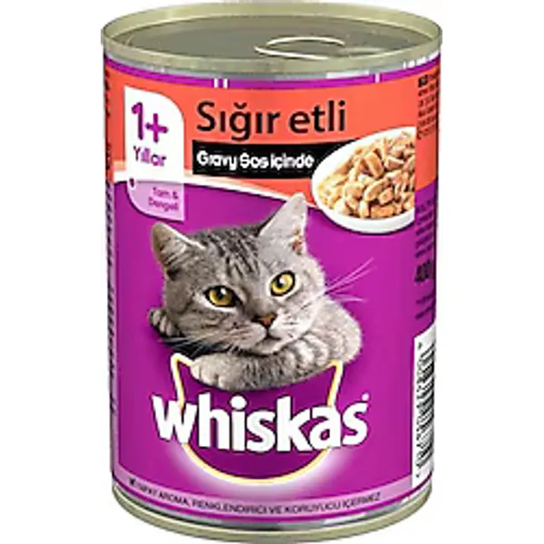 Whiskas 400 gr Yetişkin Konserve Kedi Maması