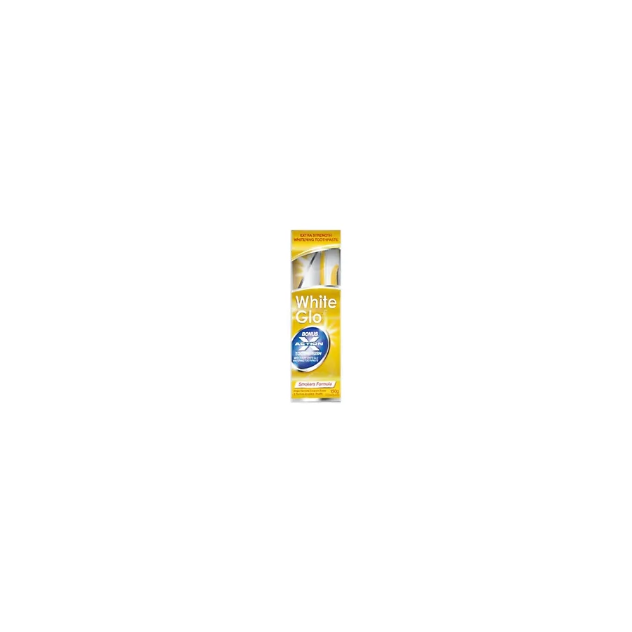White Glo Smokers Formula Diş Macunu 150 Gr + Esnek Kürdan + Fırça