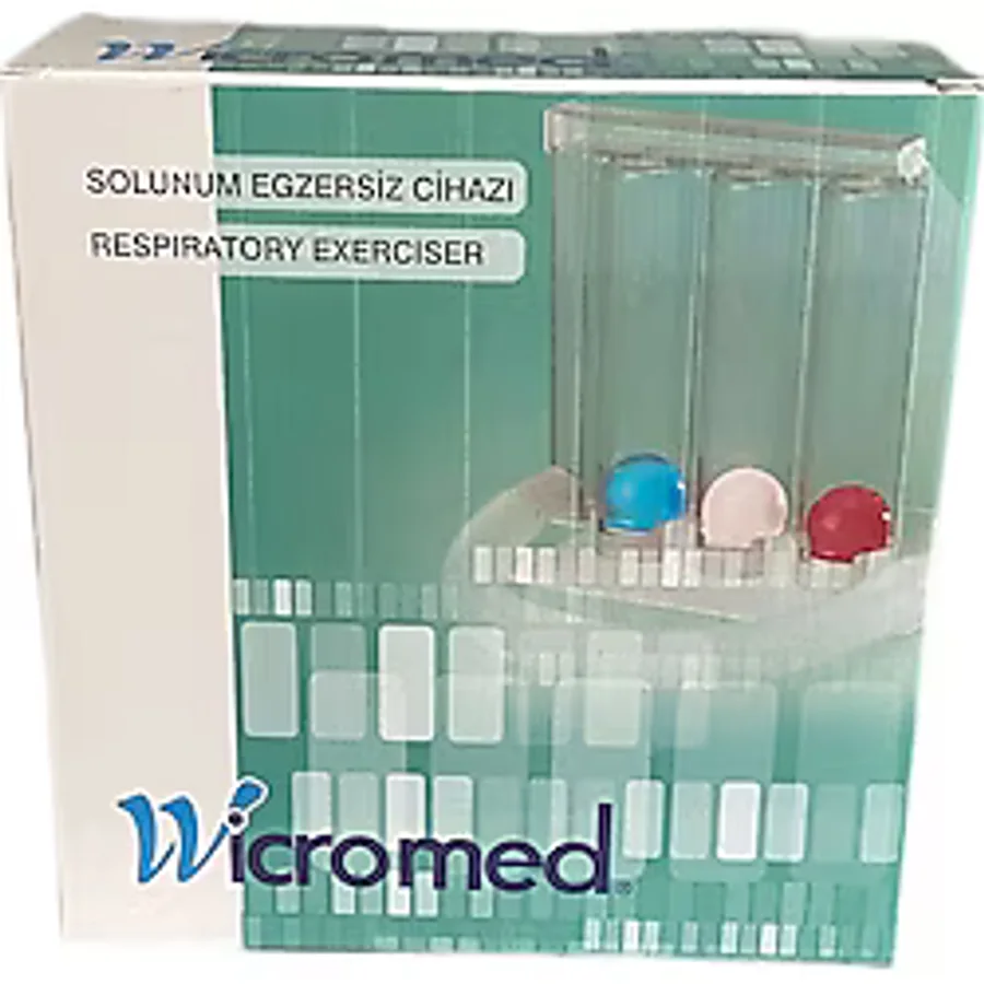 Wicromed Triflo Solunum Egzersiz Cihazı - Şeffaf