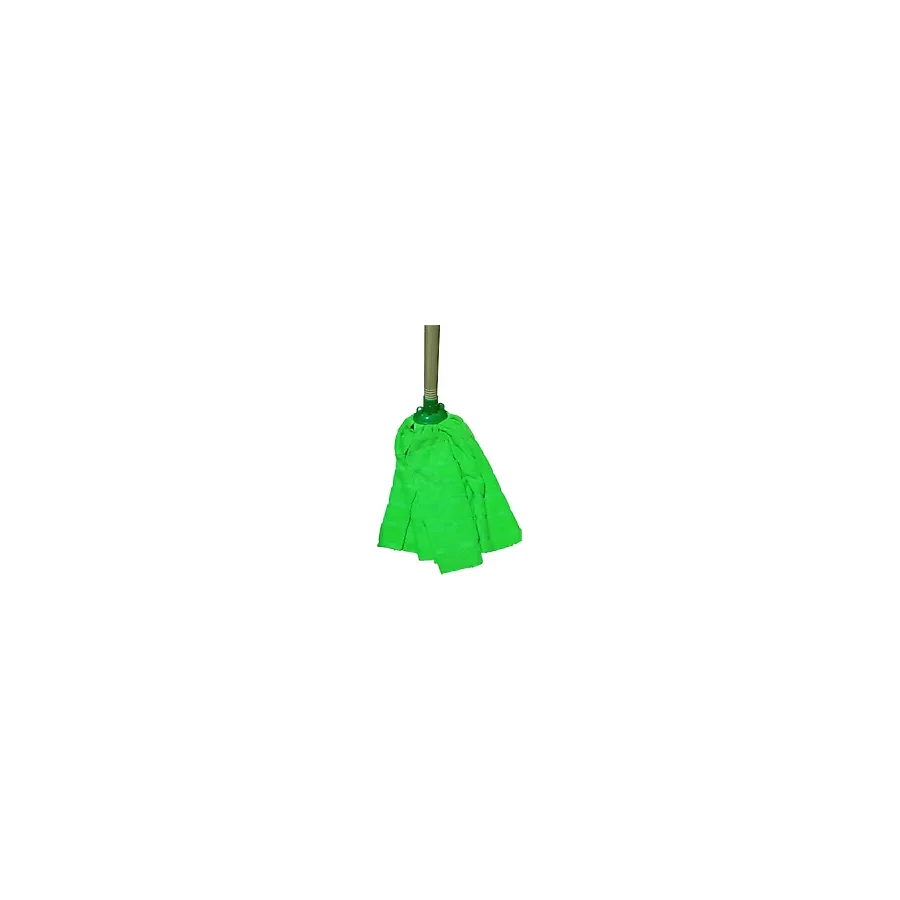 Wikro 1 Adet Mop 1 Adet Ahşap Sapı ile Takım Mikrofiber Mop Paspas Yeşil