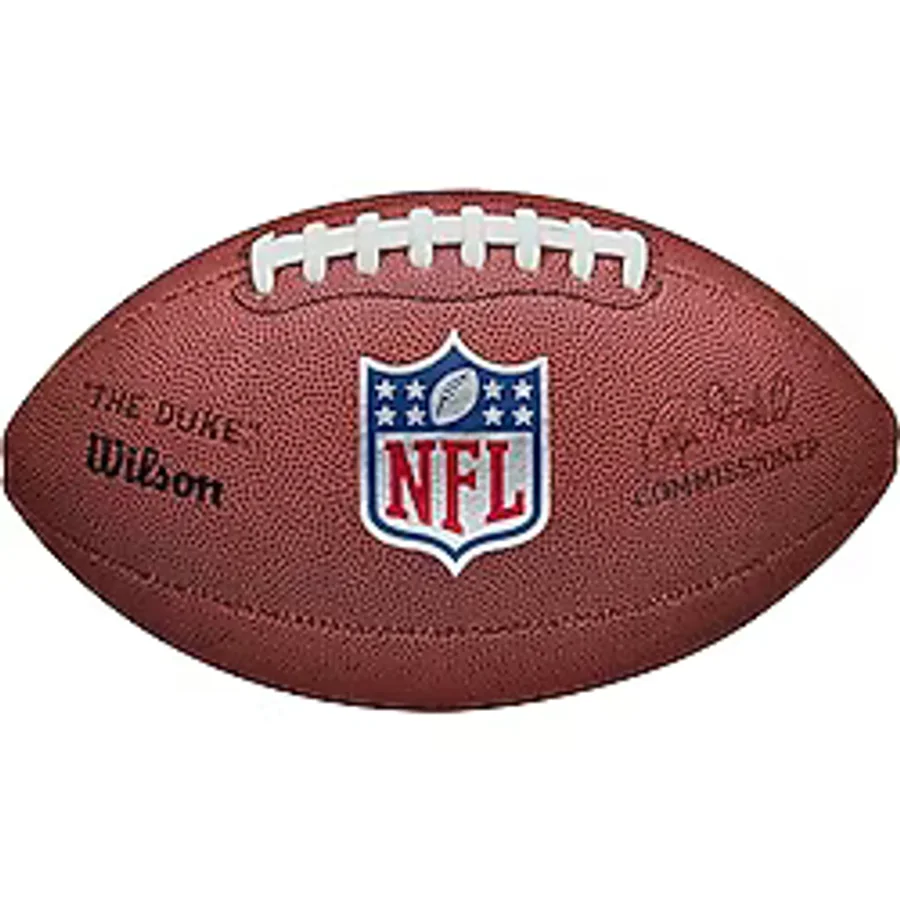 Wilson American Football NFL DUKE REPLICA, karışık deri, resmi boyut, kahverengi, WTF1825XBBRS