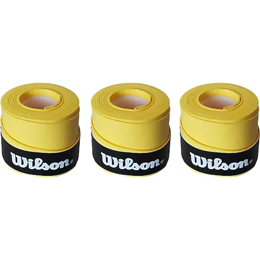 Wilson Comfort Bowl O'grips 3 Adet Grip, Tenis Raketi Gribi Sarı
