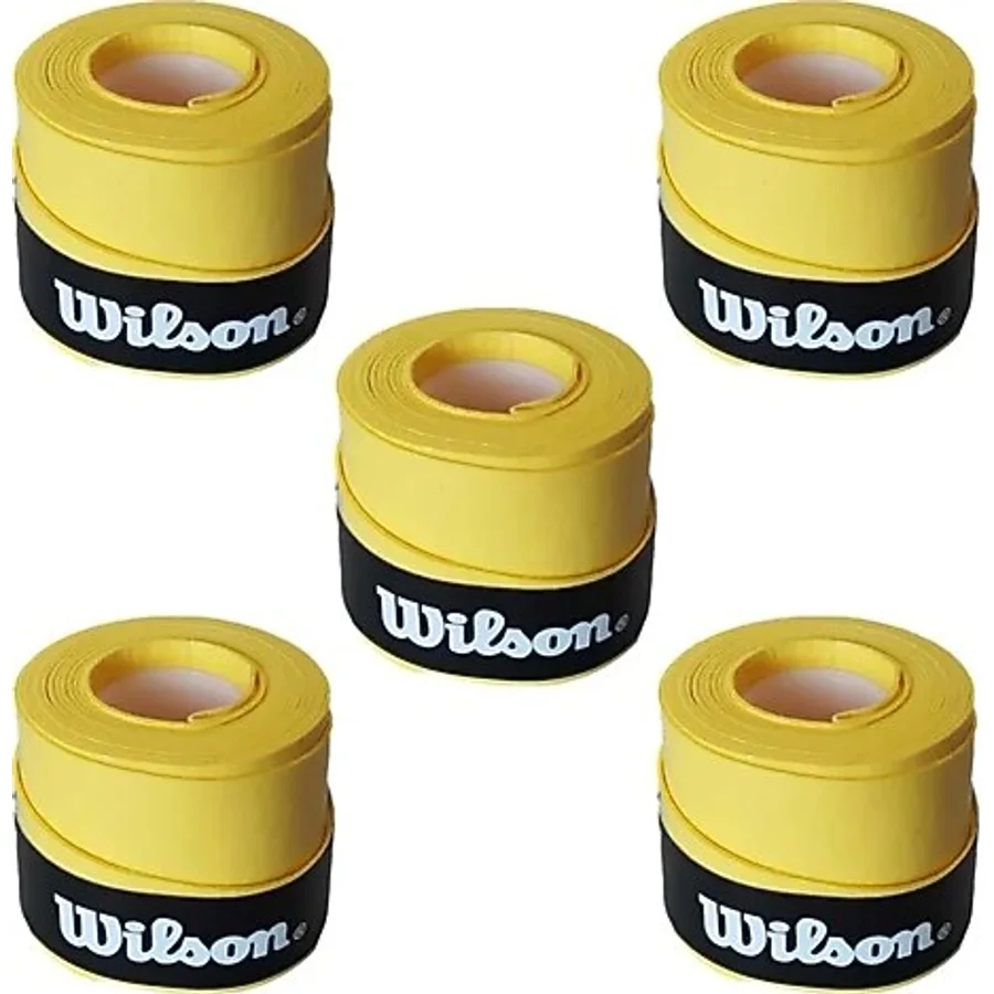 Wilson Comfort Bowl O'Grips 5 Adet Grip Tenis Raketi Gribi Sarı