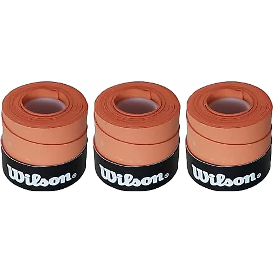 Wilson Comfort Bowl O'Grips Overgrip 3 Adet Grip Tenis Raketi Gribi (Kiremit)