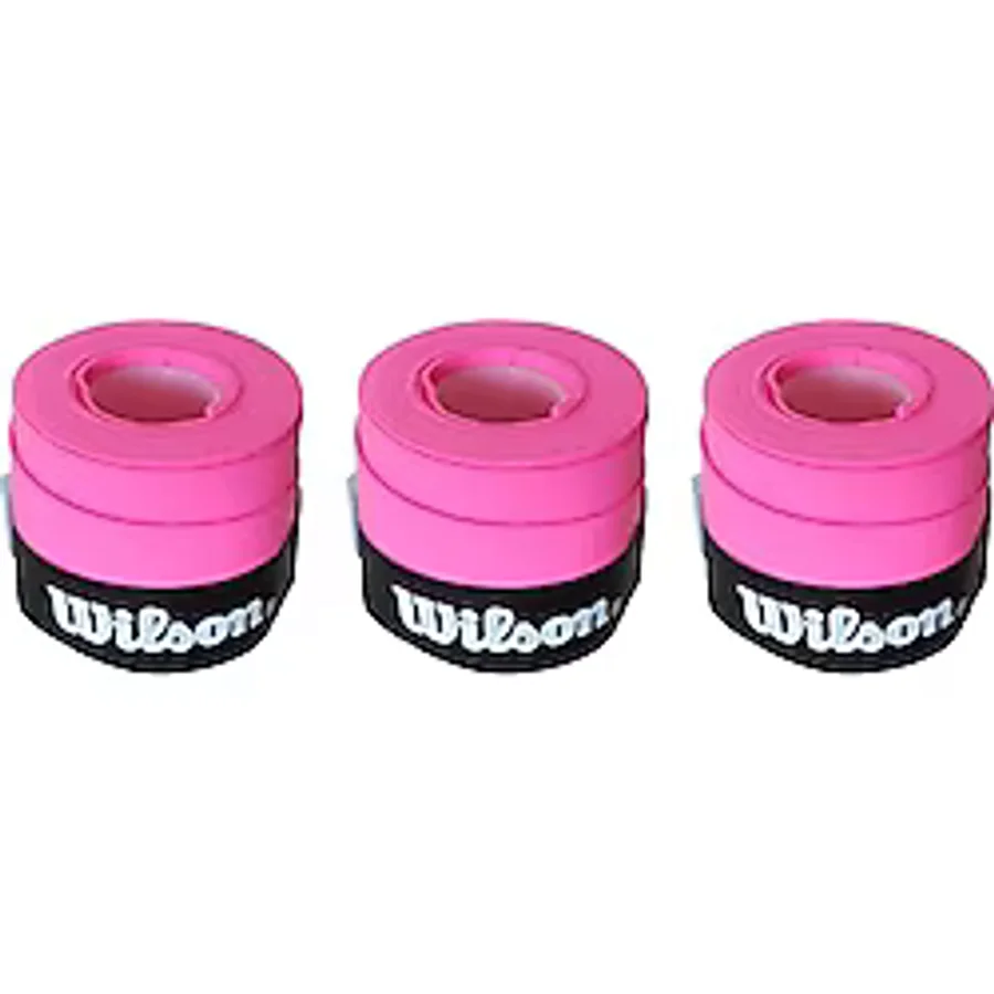 Wilson Comfort Bowl O'Grips Overgrip 3 Adet Grip Tenis Raketi Gribi (Pembe)