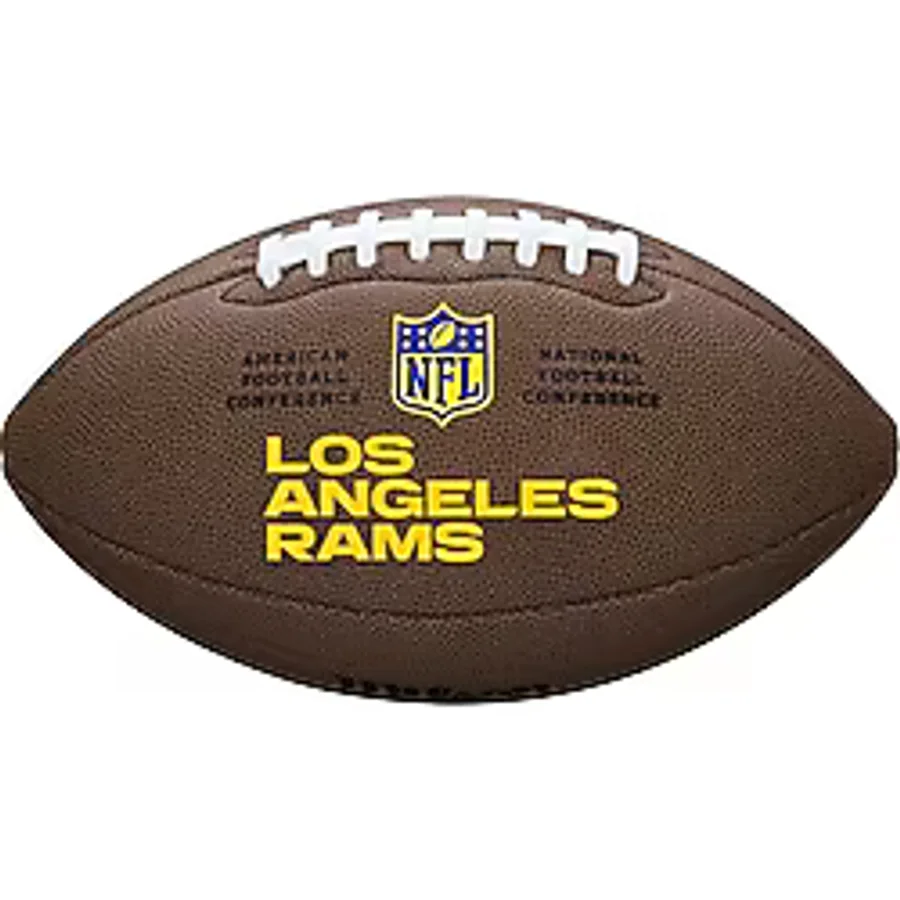 Wilson NFL Team Logo Composite LA Rams Amerikan Futbol Topu WTF1748XBLA